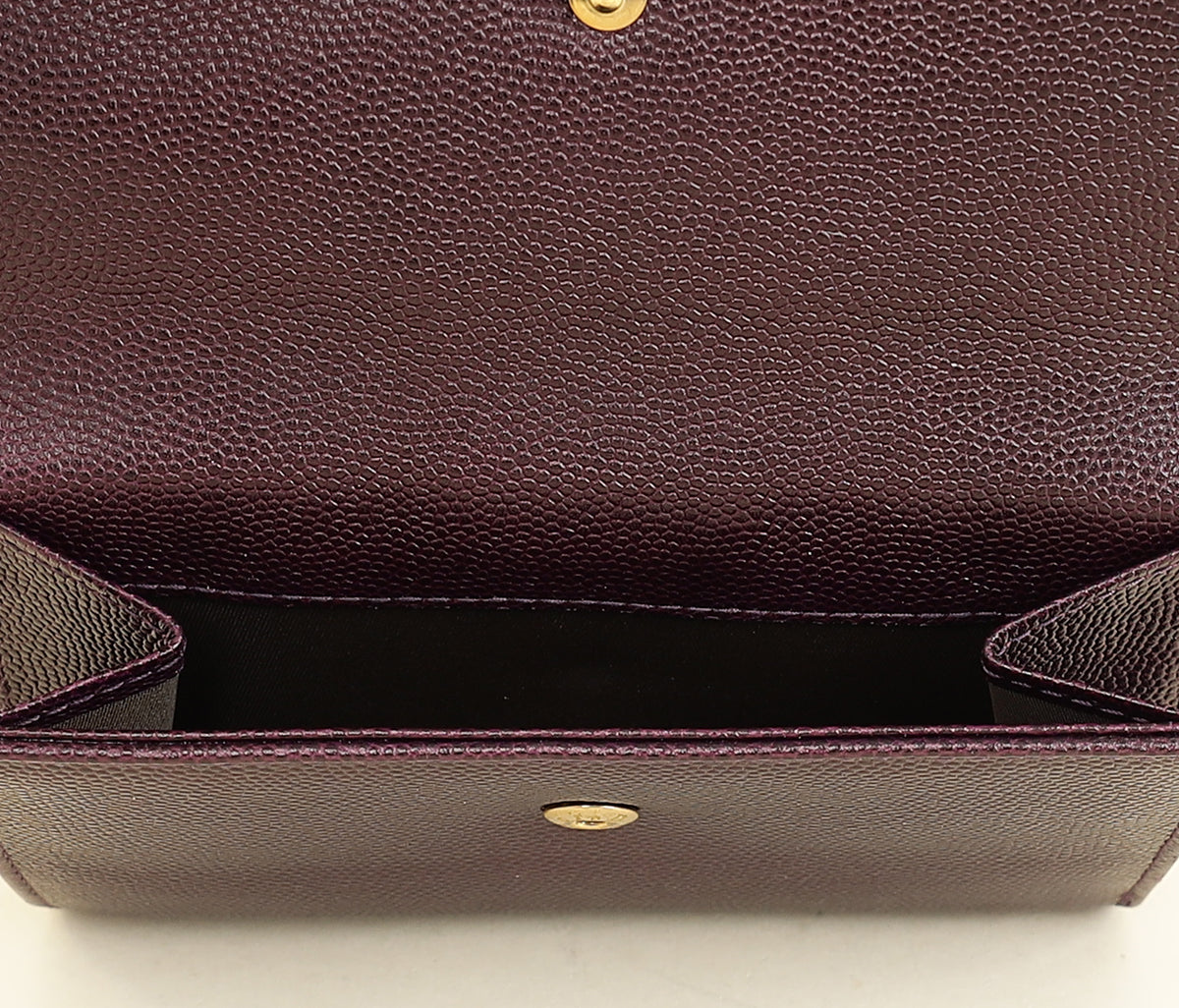 Christian Dior Dark Violet CD Leather Wallet