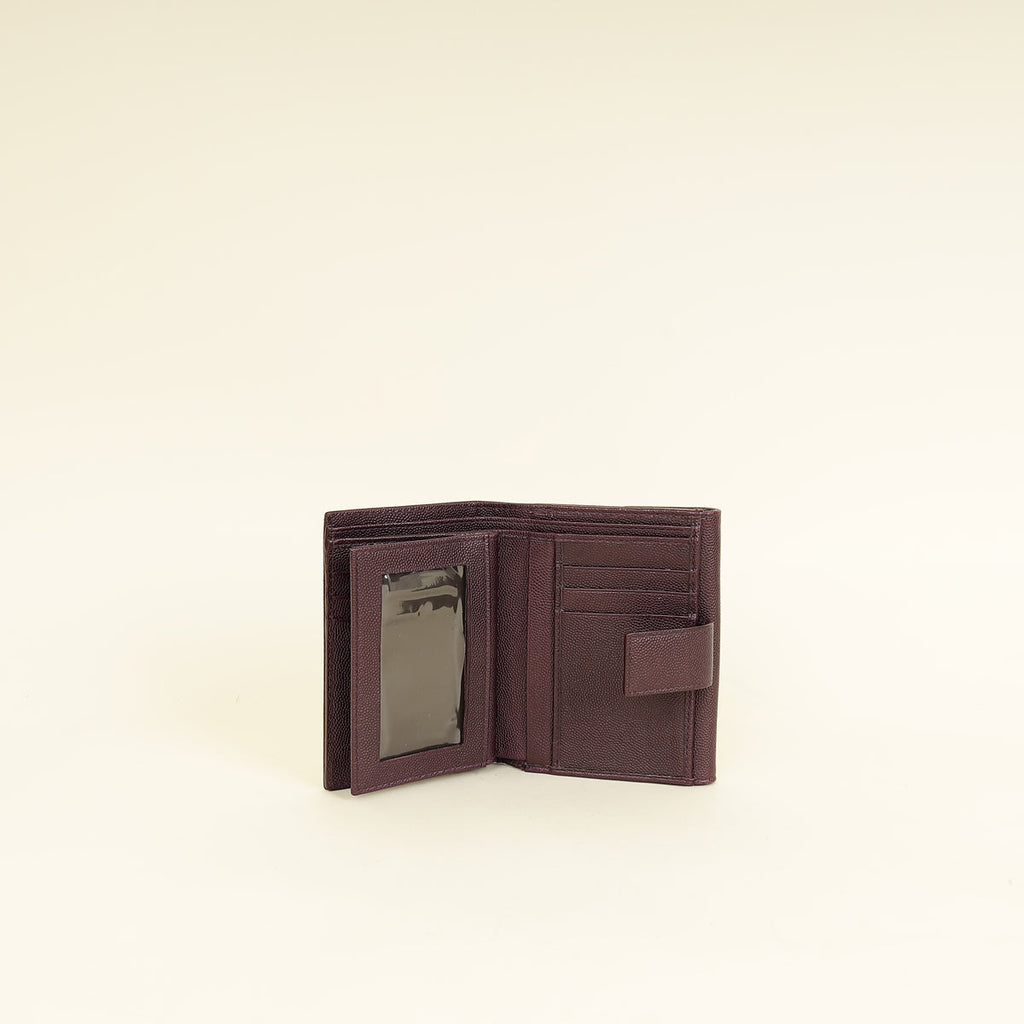 Christian Dior Dark Violet CD Leather Wallet