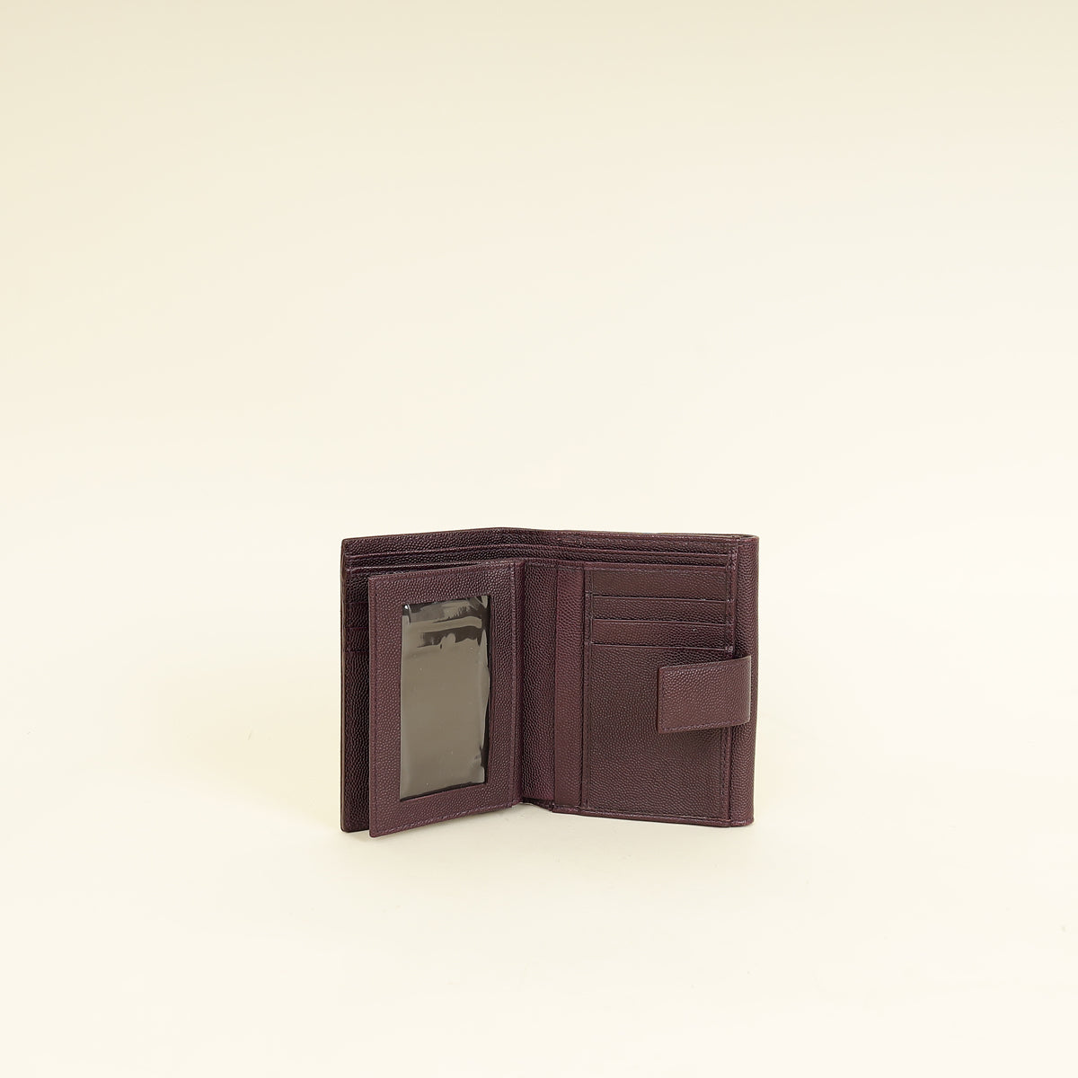 Christian Dior Dark Violet CD Leather Wallet