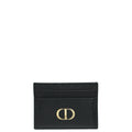 Christian Dior Black 30 Montaigne Card Holder