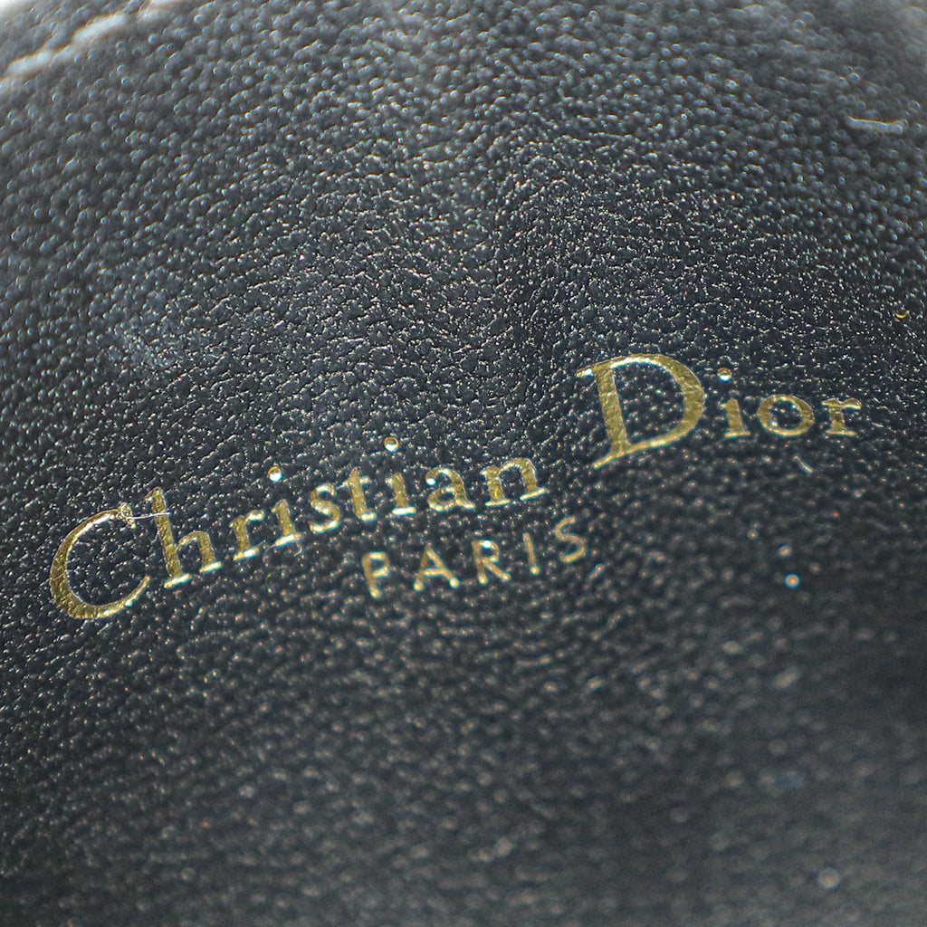 Christian Dior Black 30 Montaigne Card Holder