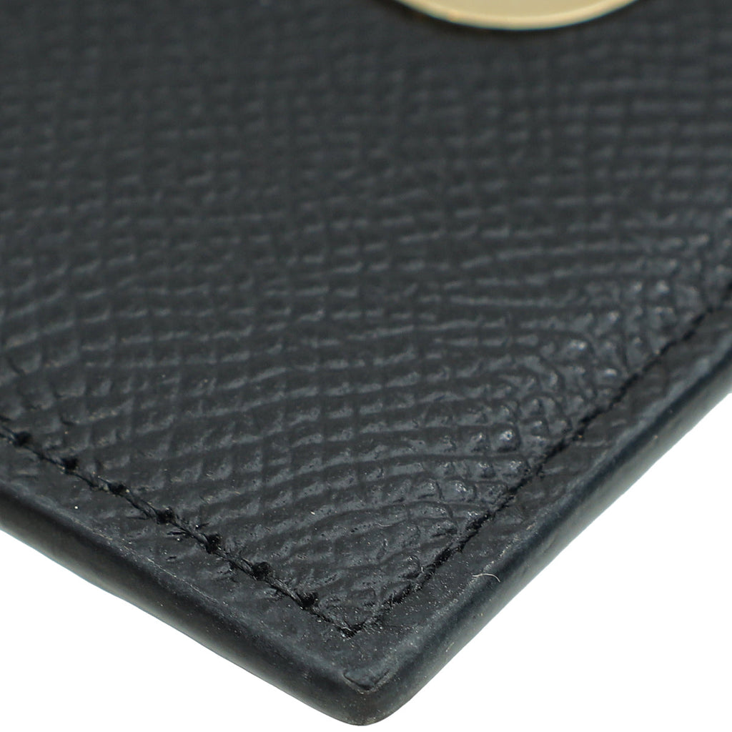 Christian Dior Black 30 Montaigne Card Holder
