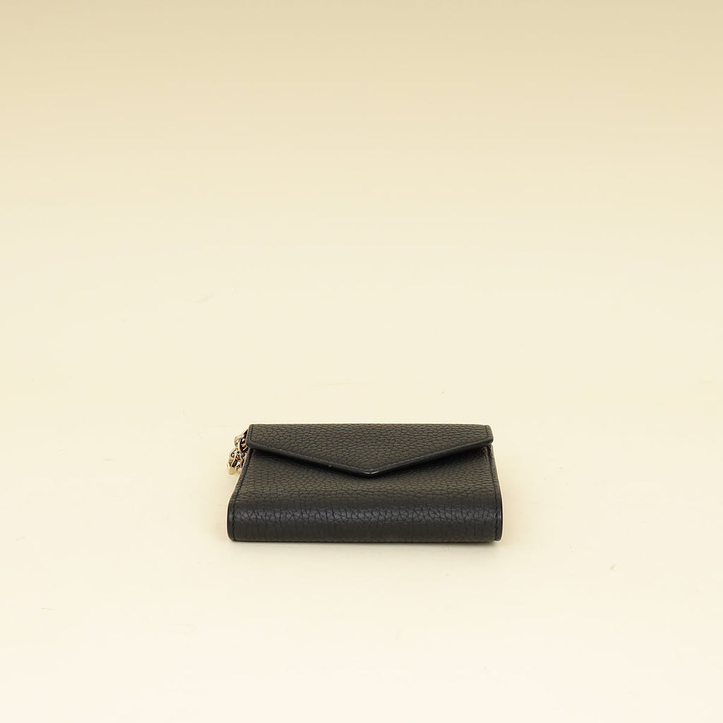 Christian Dior Bicolor Diorissimo Medium Envelope Wallet