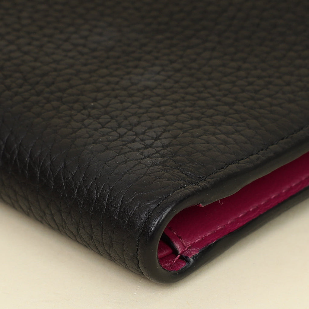 Christian Dior Bicolor Diorissimo Medium Envelope Wallet