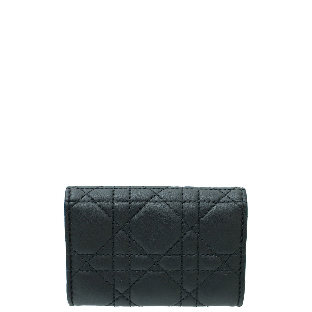 Christian Dior Black My Dior Glycine Cannage Wallet