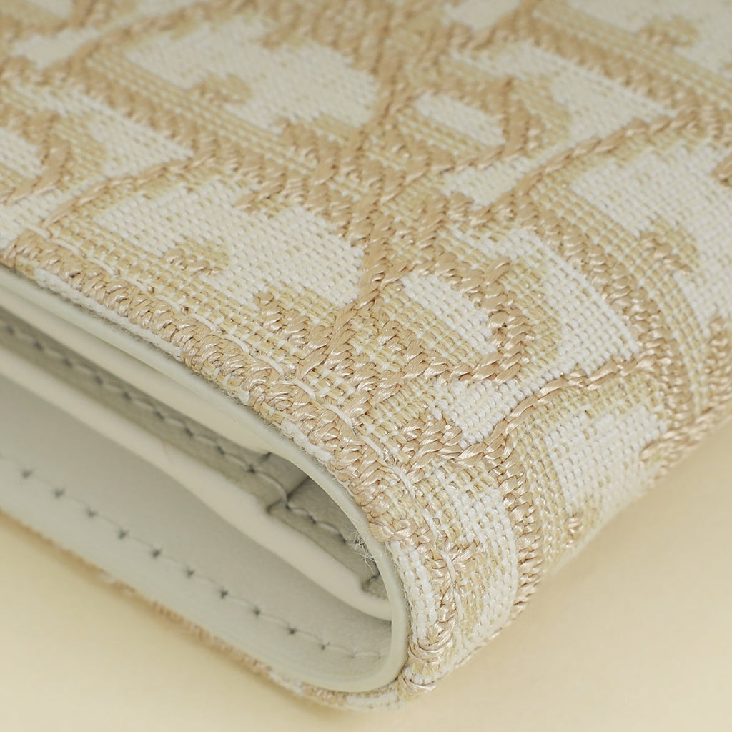 Christian Dior Bicolor 30 Montaigne Dahlia Wallet