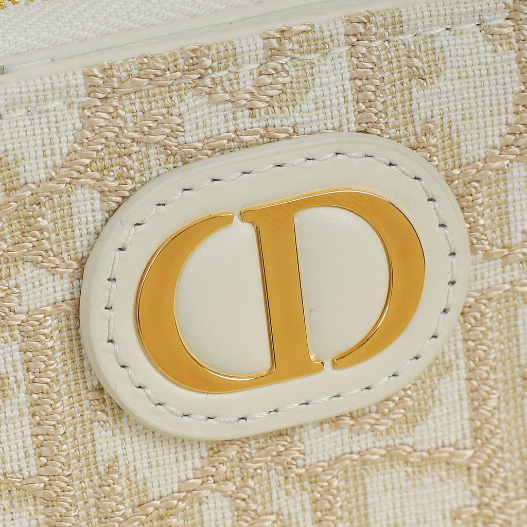 Christian Dior Bicolor 30 Montaigne Dahlia Wallet