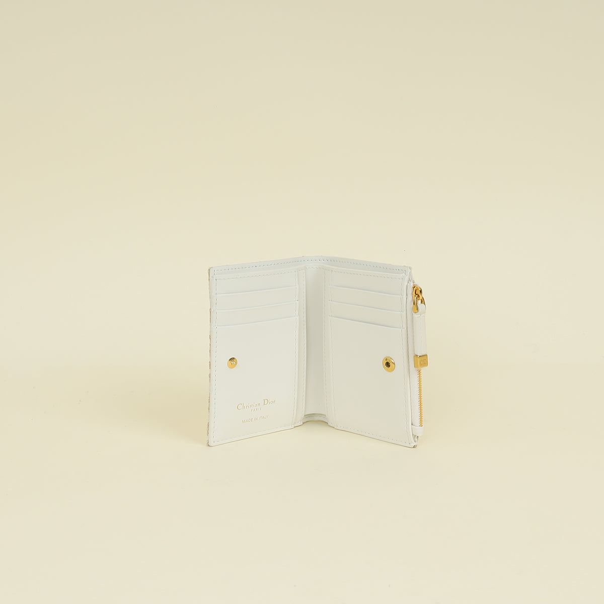 Christian Dior Bicolor 30 Montaigne Dahlia Wallet