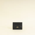 Christian Dior Black Dioramour Dior Caro Freesia Card Holder