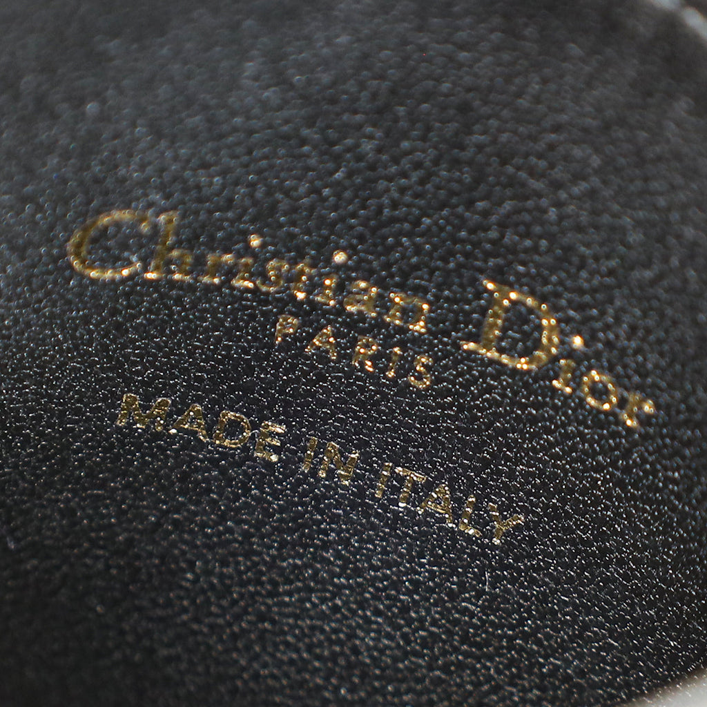 Christian Dior Black Dioramour Dior Caro Freesia Card Holder