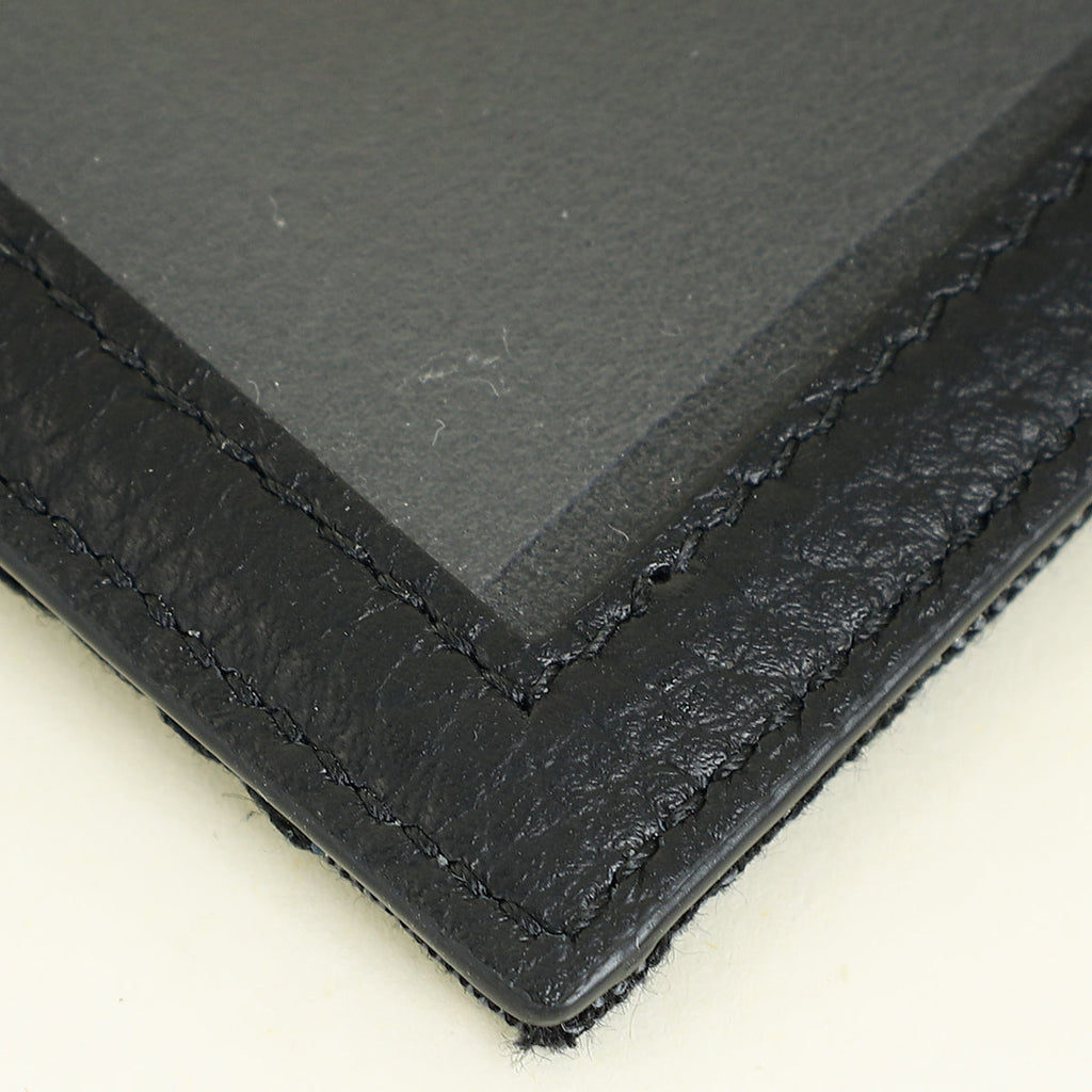 Christian Dior Black Vertical Card Holder W/ Strap
