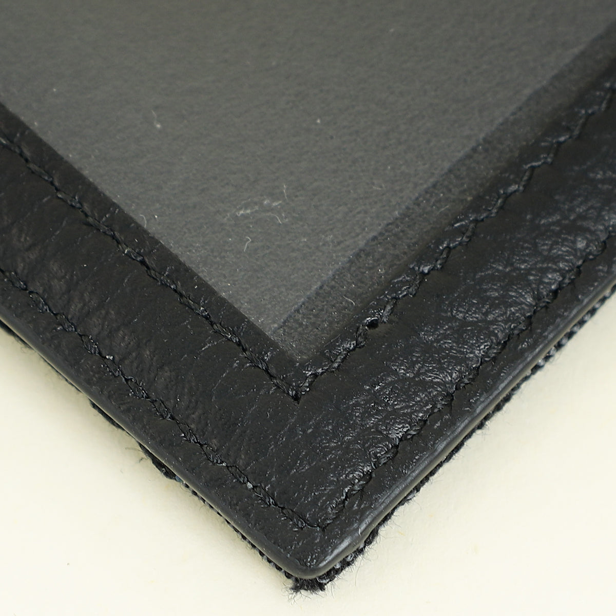 Christian Dior Black Vertical Card Holder W/ Strap