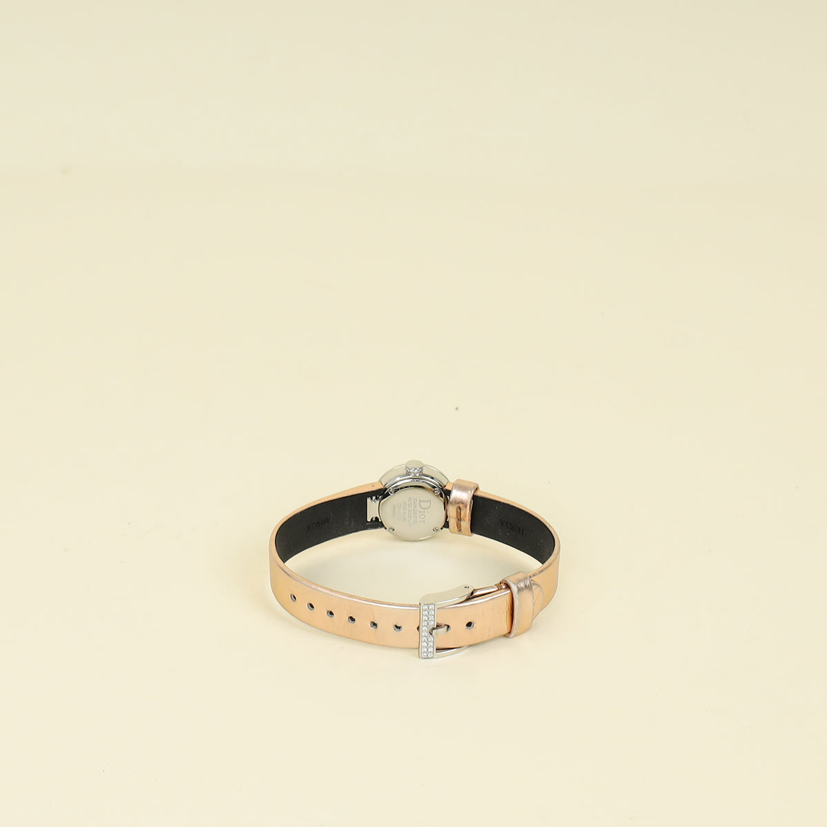 Christian Dior Stainless Steel La D De Diamond MOP Quartz Movement 19mm Watch