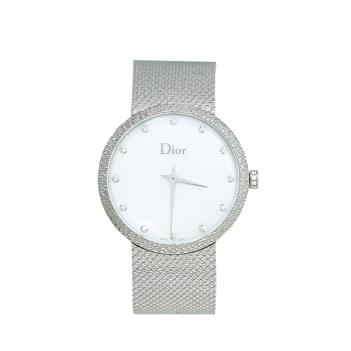 Christian Dior ST.ST MOP Diamond La D de Dior Satine 36mm Quartz Watch