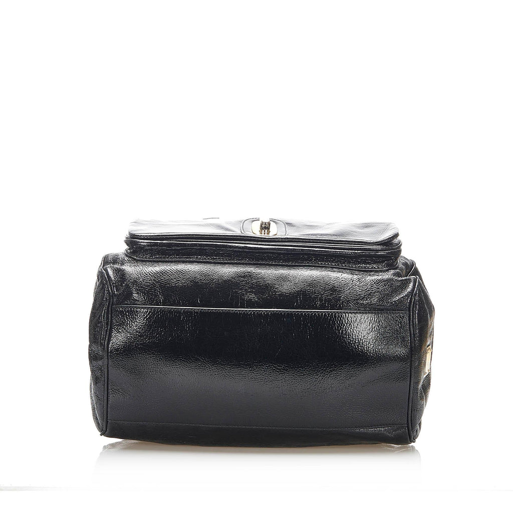 Dolce & Gabbana Patent Leather Satchel (SHG-22264)