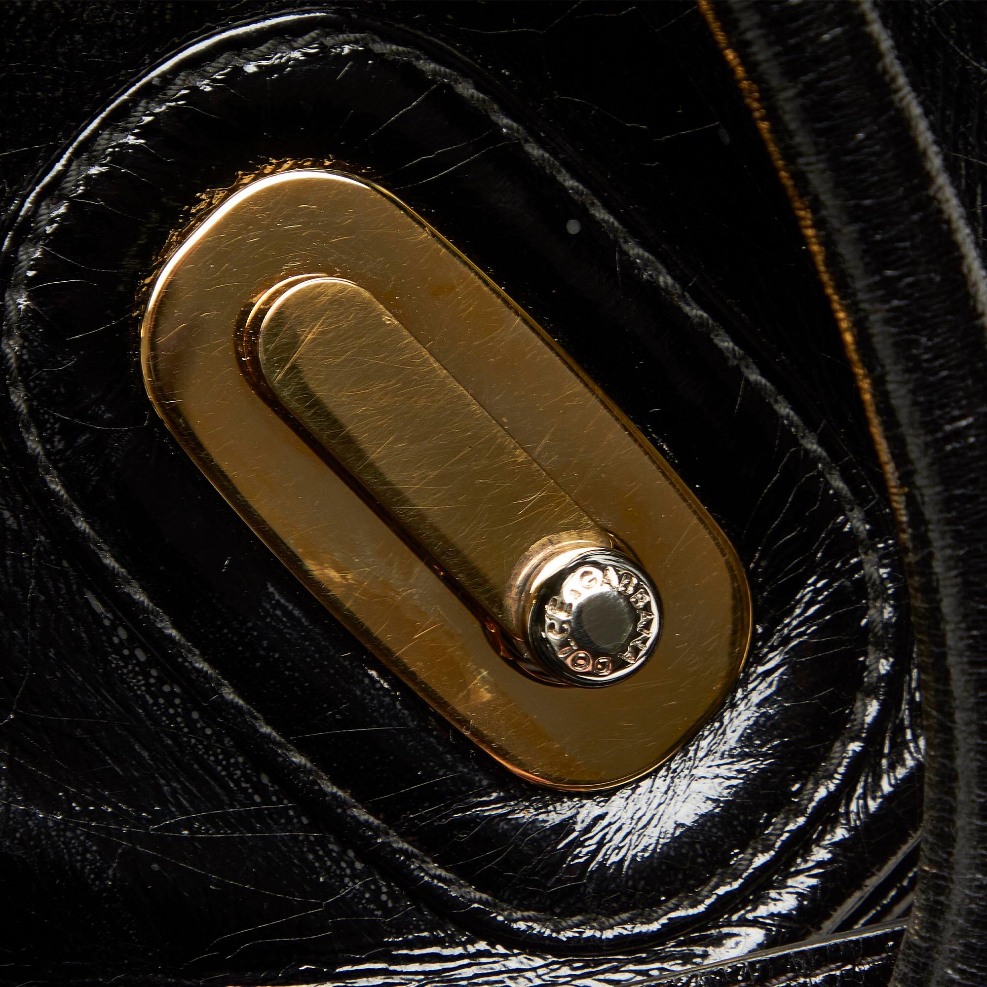 Dolce & Gabbana Patent Leather Satchel (SHG-22264)