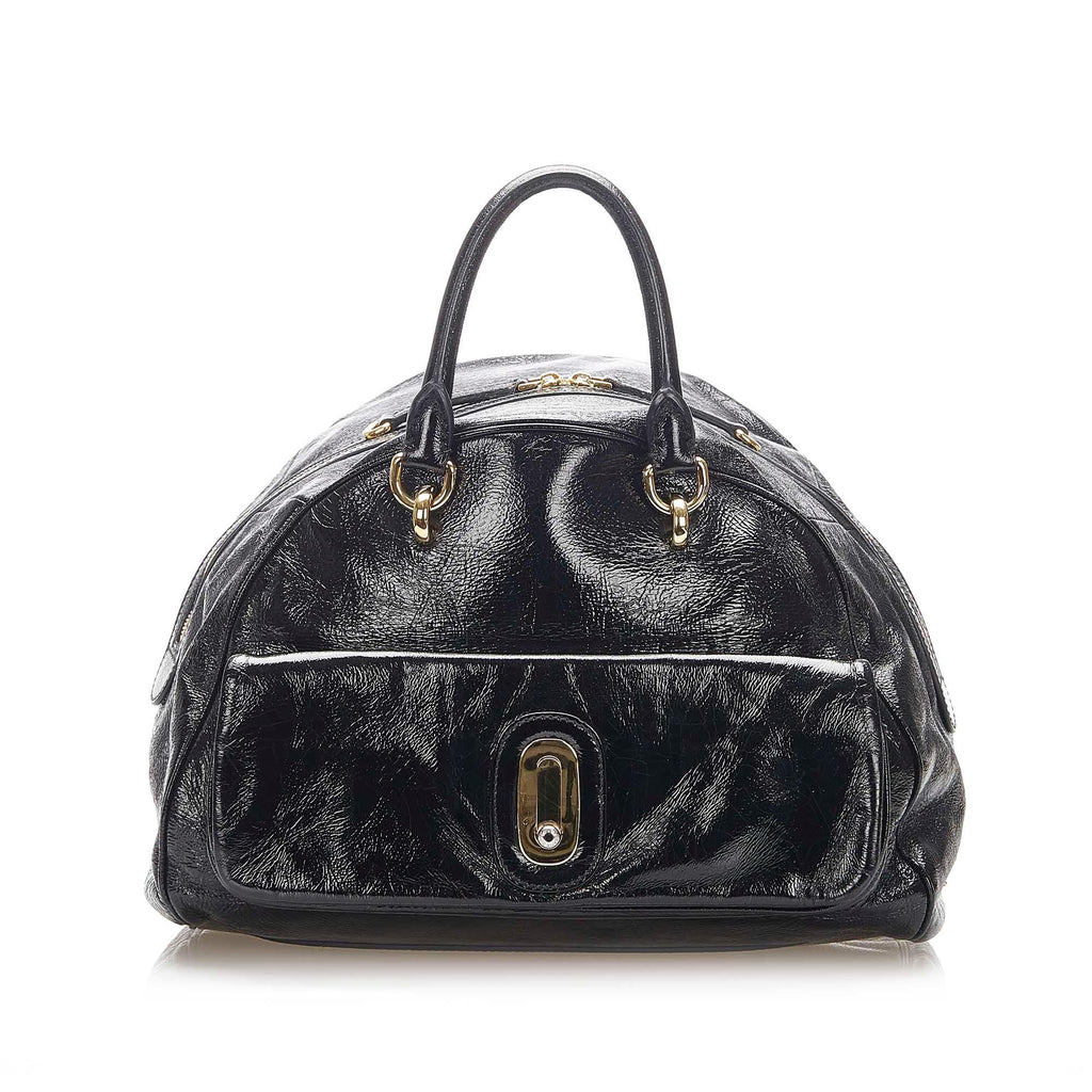 Dolce & Gabbana Patent Leather Satchel (SHG-22264)