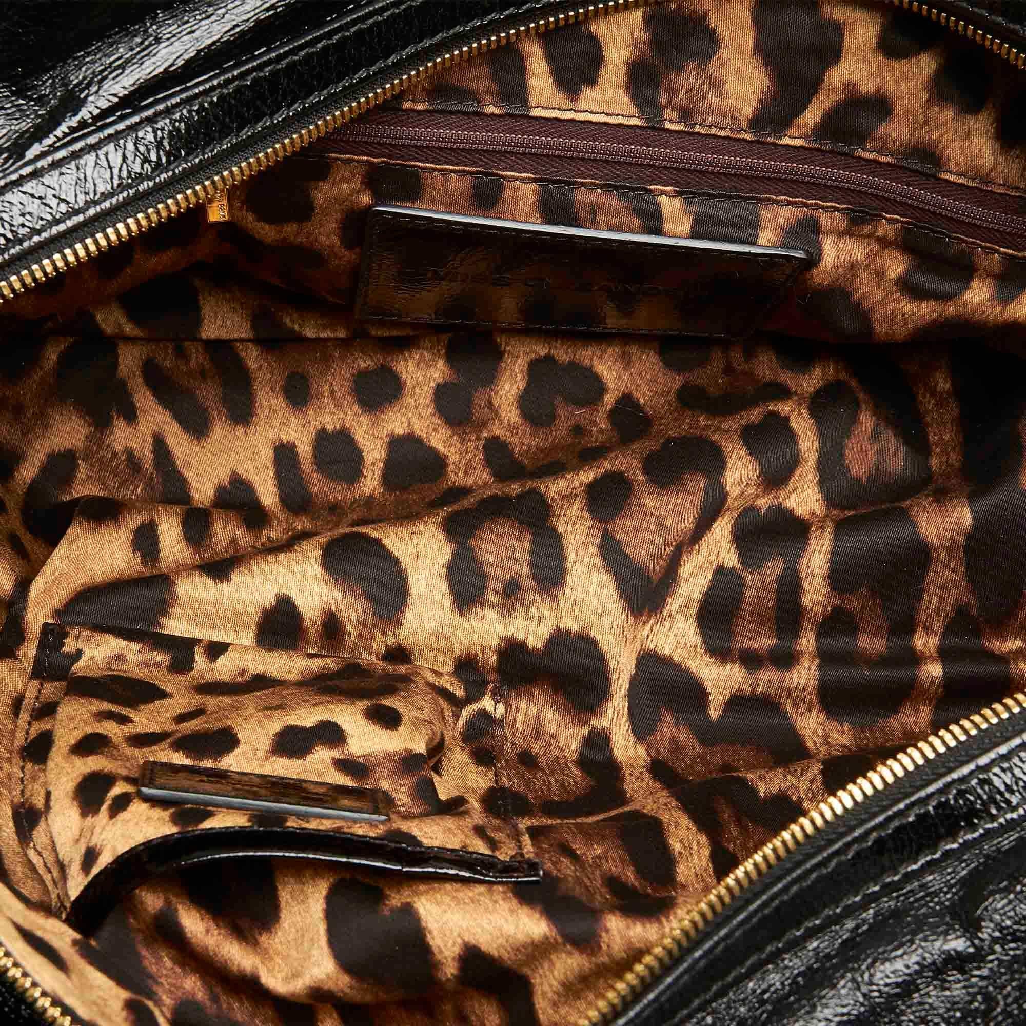 Dolce & Gabbana Patent Leather Satchel (SHG-22264)