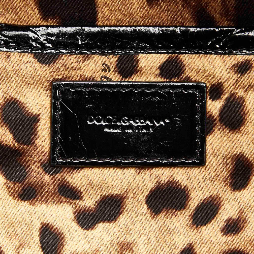 Dolce & Gabbana Patent Leather Satchel (SHG-22264)