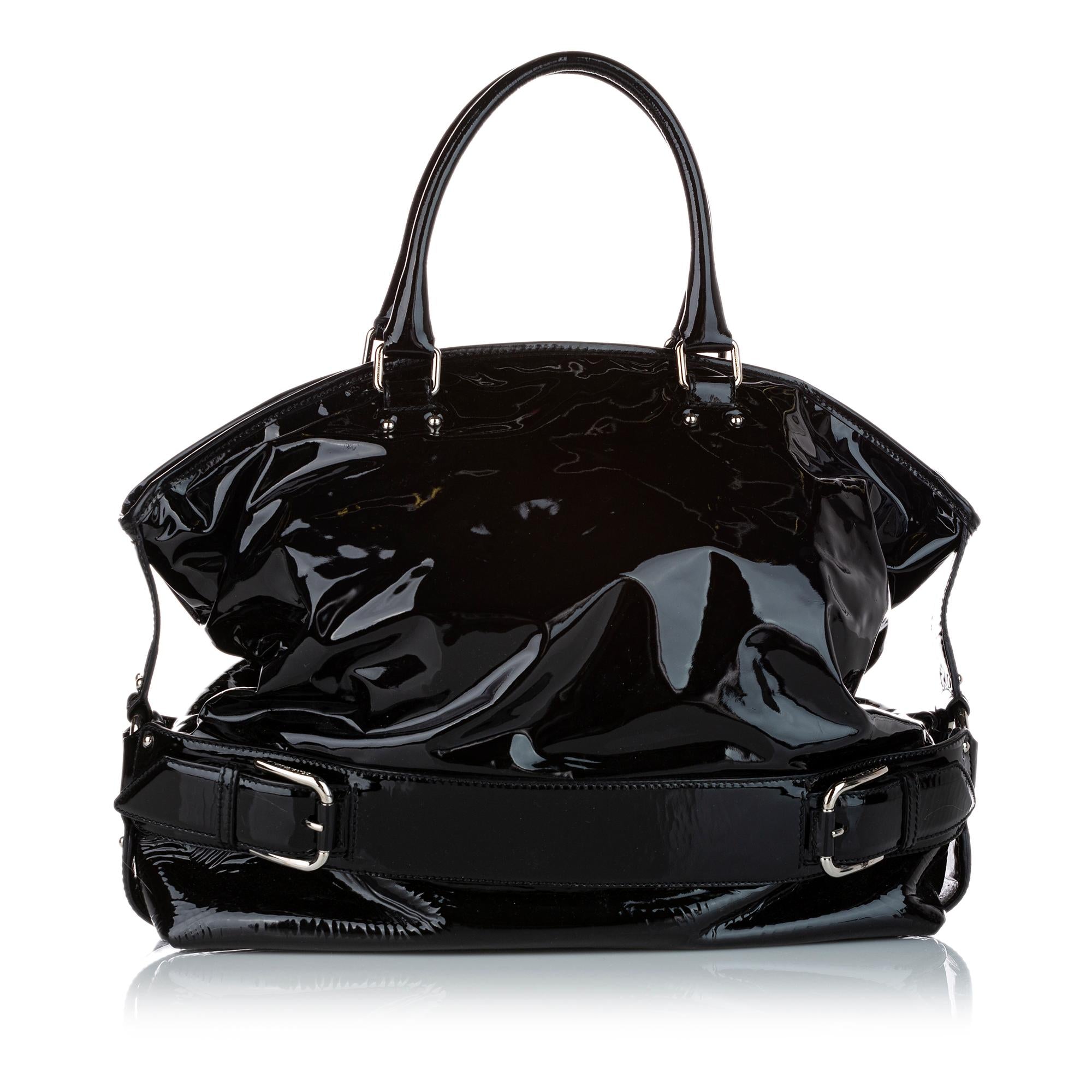 Dolce & Gabbana Patent Leather Tote Bag (SHG-26677)