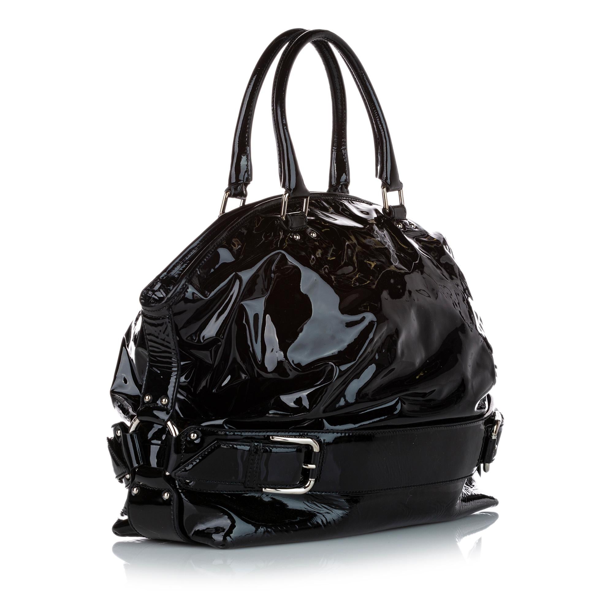 Dolce & Gabbana Patent Leather Tote Bag (SHG-26677)