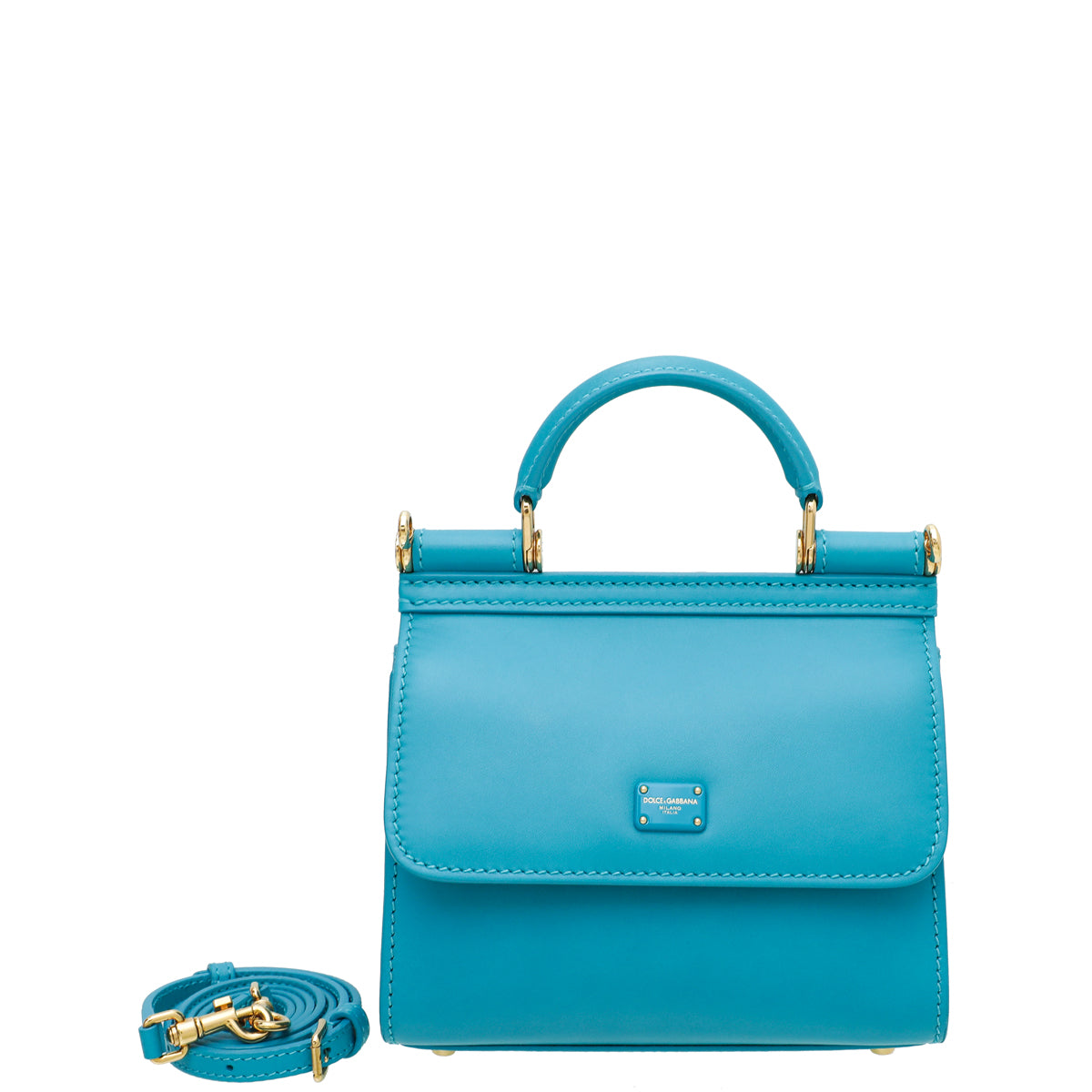 Dolce & Gabbana Sky Blue Sicily 58 Micro Bag