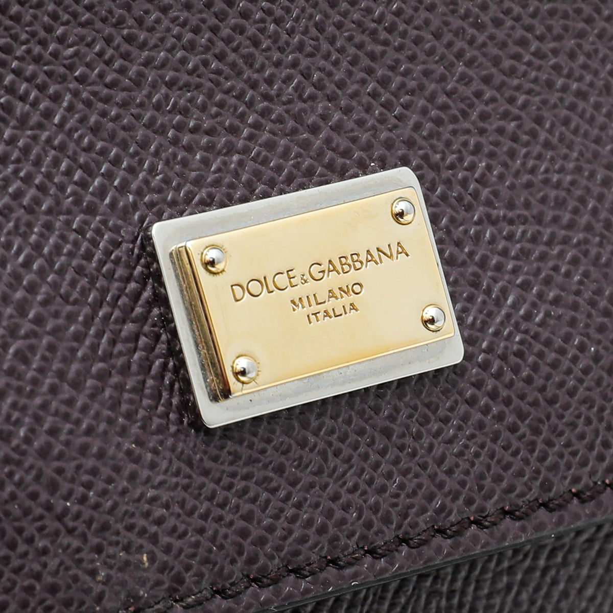Dolce & Gabbana Prune Dauphine Sicily Bag