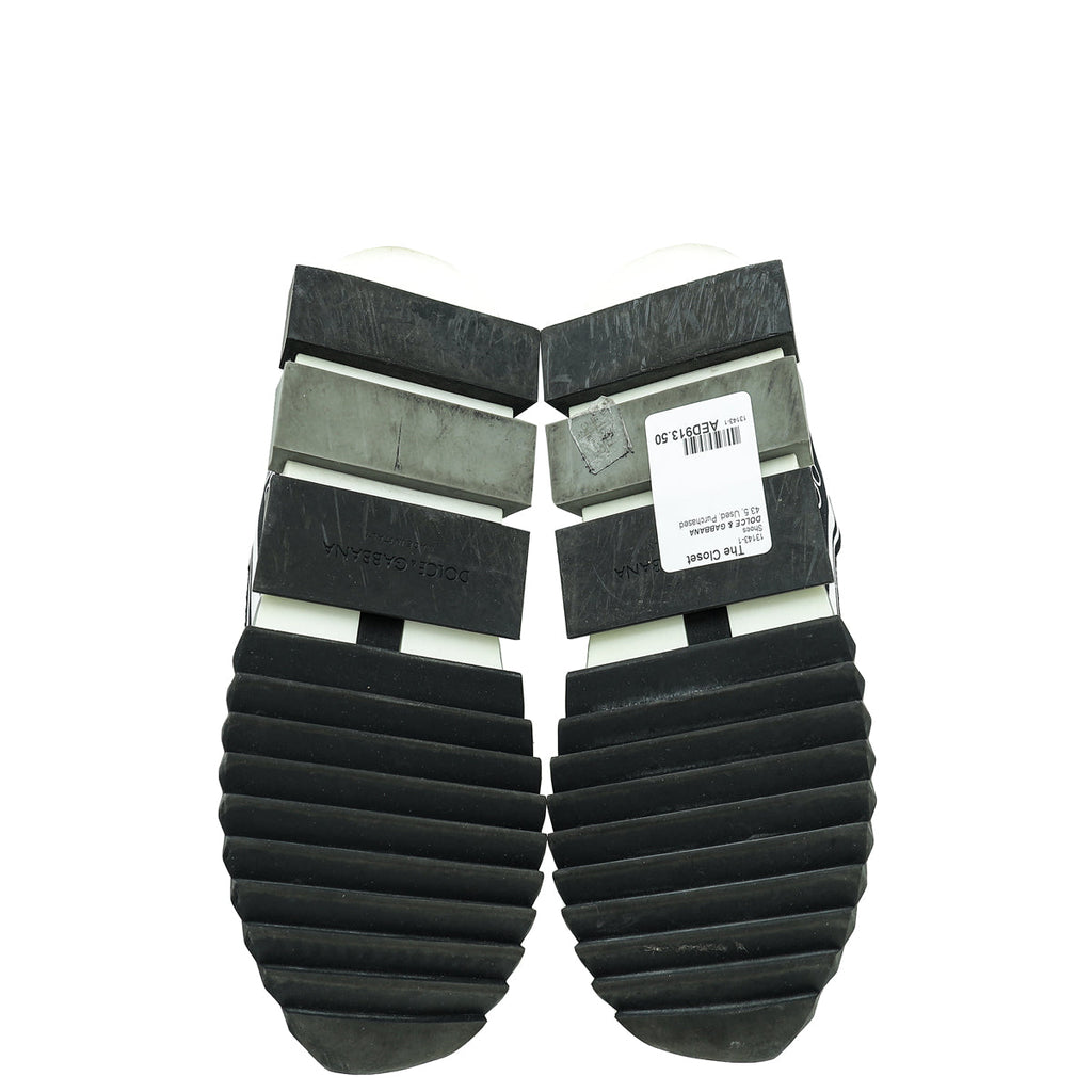Dolce & Gabbana Bicolor Portobello Mesh Sneaker 43.5