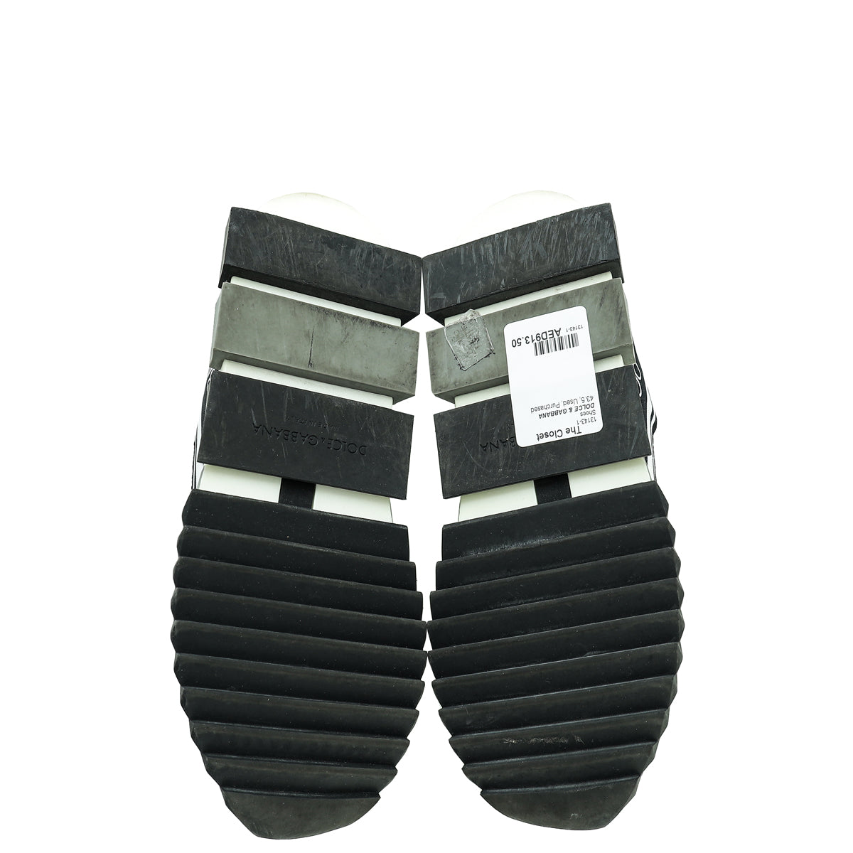 Dolce & Gabbana Bicolor Portobello Mesh Sneaker 43.5