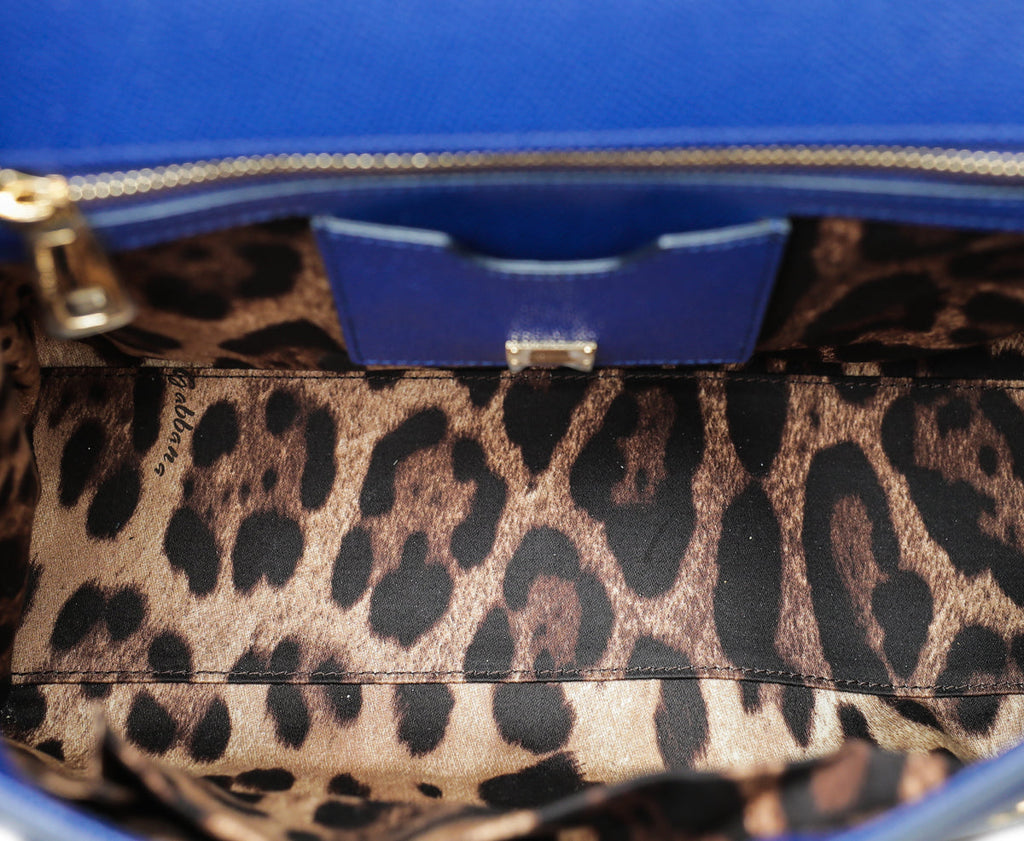Dolce & Gabbana Sapphire Blue Sicily Bag