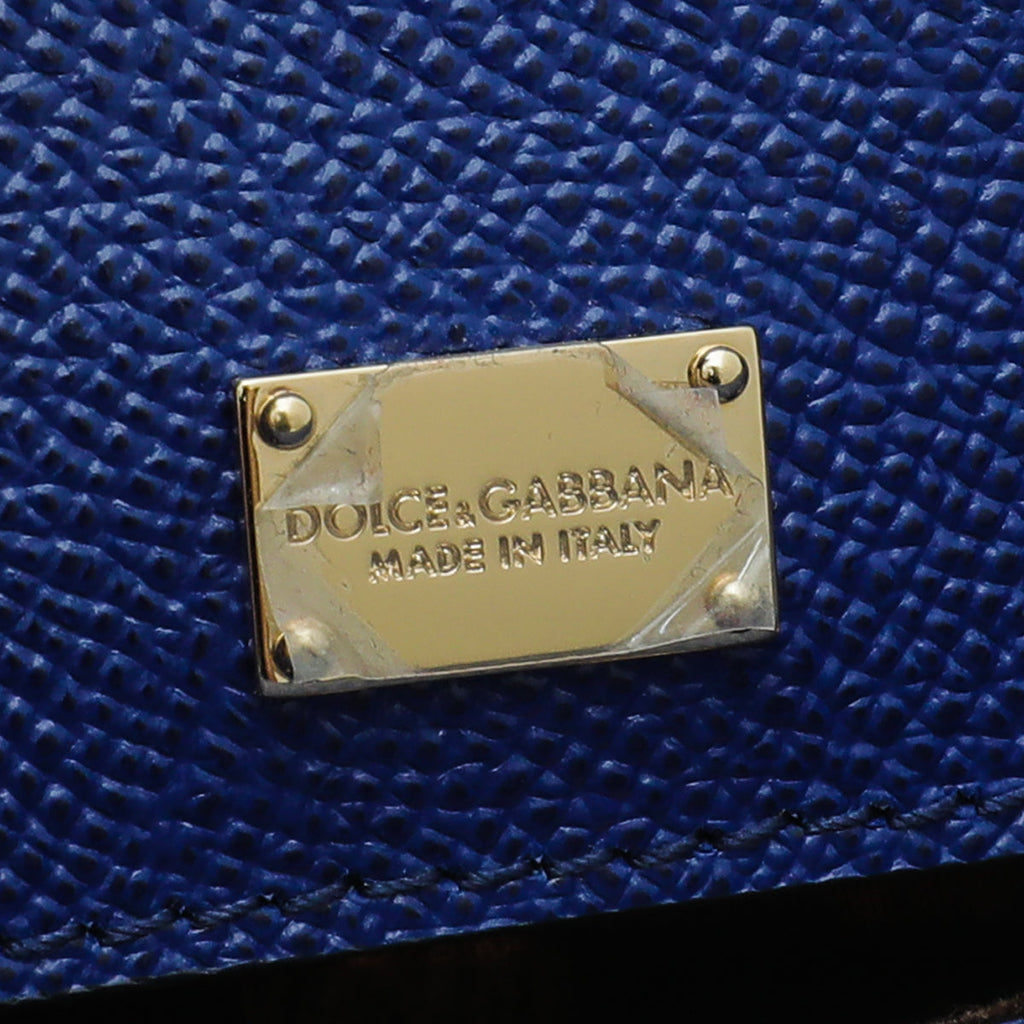 Dolce & Gabbana Sapphire Blue Sicily Bag