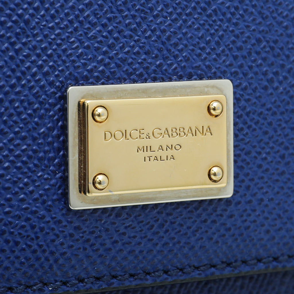Dolce & Gabbana Sapphire Blue Sicily Bag
