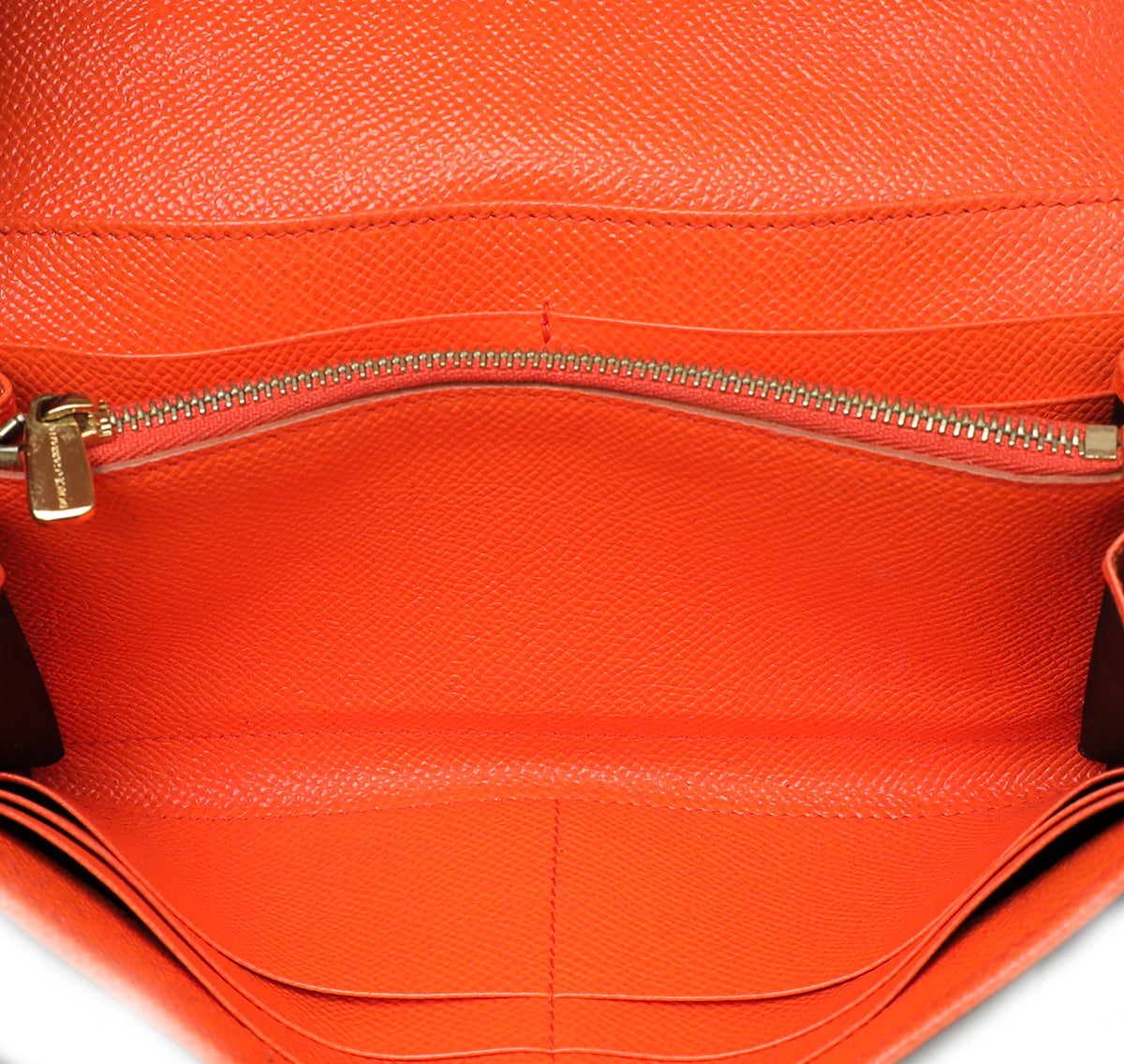 Dolce & Gabbana Orange Dauphine Sicily Wallet On Chain