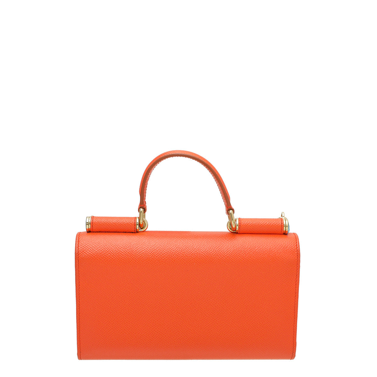 Dolce & Gabbana Orange Dauphine Sicily Wallet On Chain