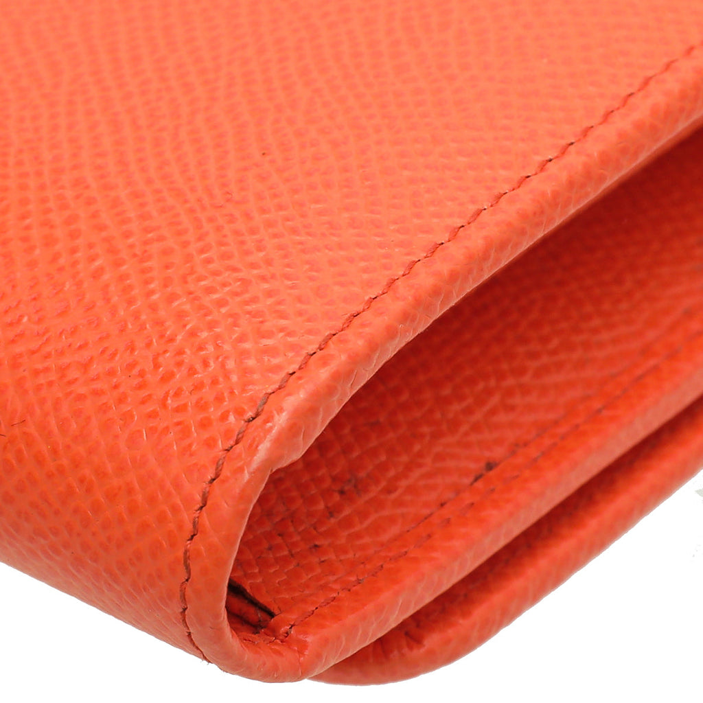 Dolce & Gabbana Orange Dauphine Sicily Wallet On Chain