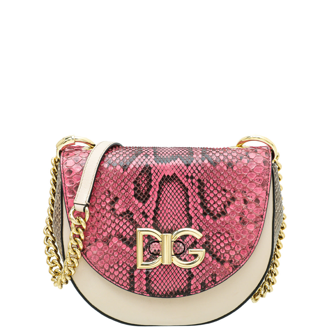 Dolce & Gabbana Tricolor Python Calf Wifi Bag