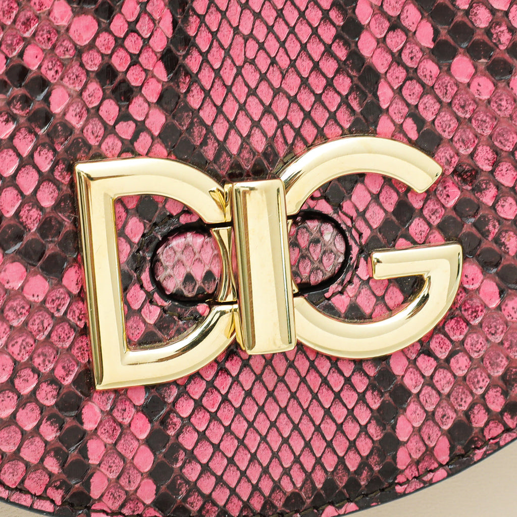 Dolce & Gabbana Tricolor Python Calf Wifi Bag