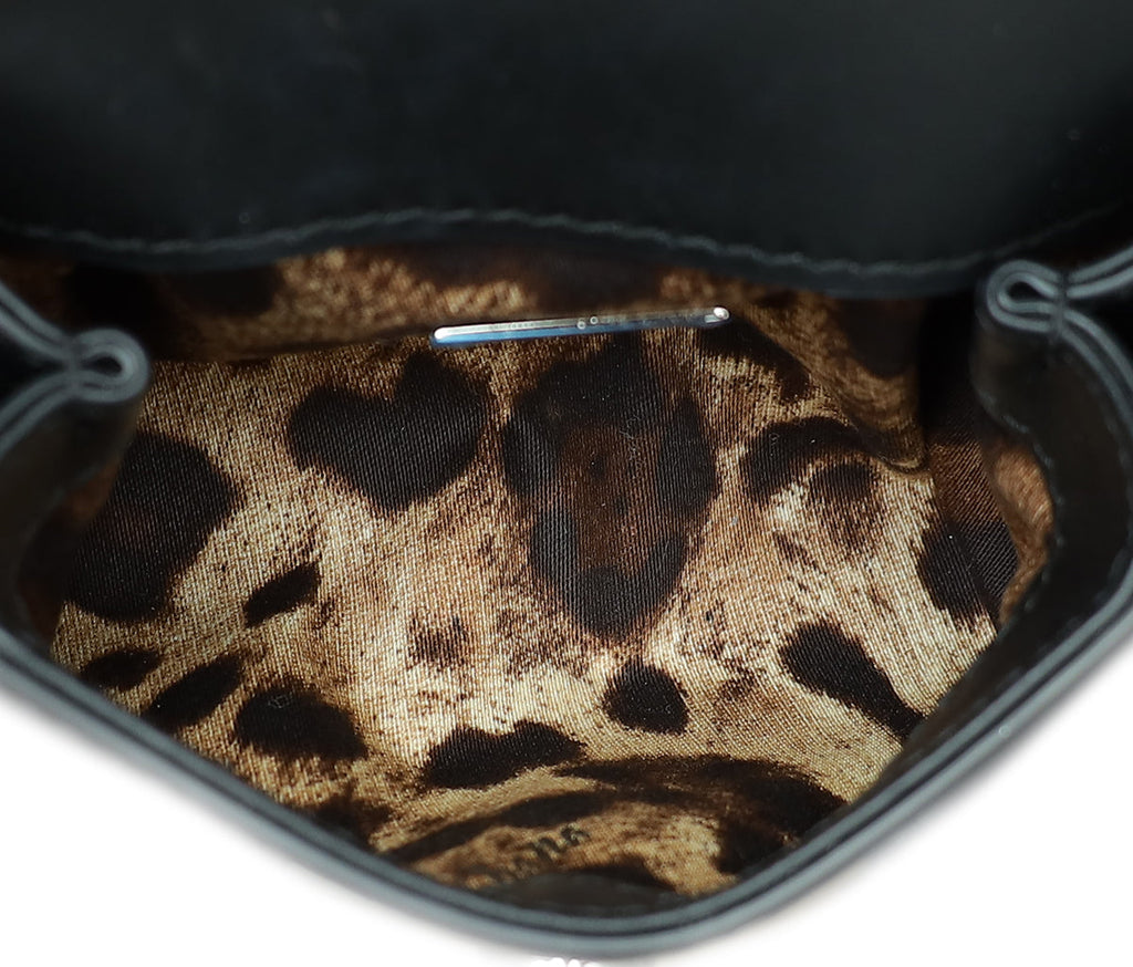 Dolce & Gabbana Black Sicily Micro Bag