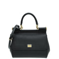 Dolce & Gabbana Black Dauphine Sicily Small Bag