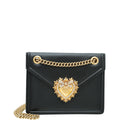 Dolce & Gabbana Black Devotion Small Shoulder Bag