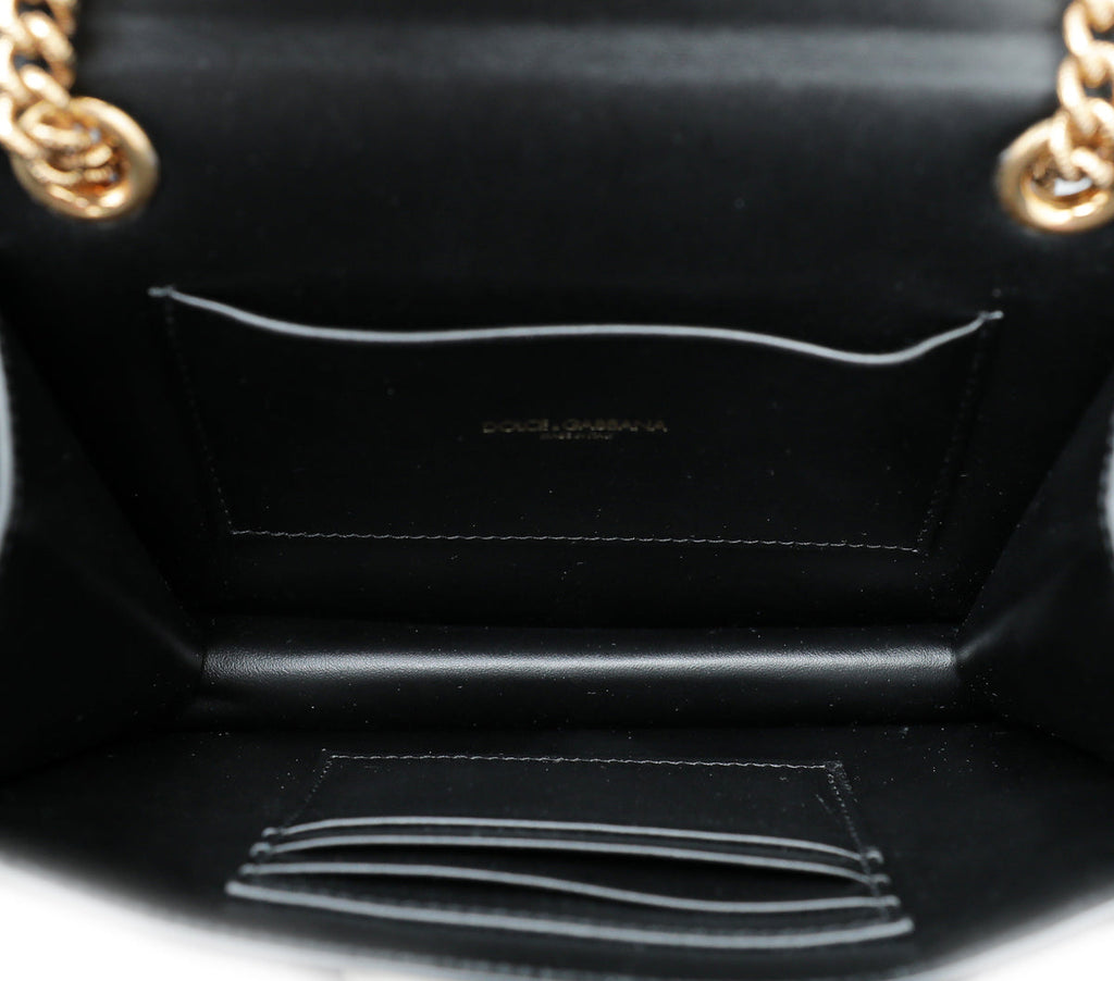 Dolce & Gabbana Black Devotion Small Shoulder Bag