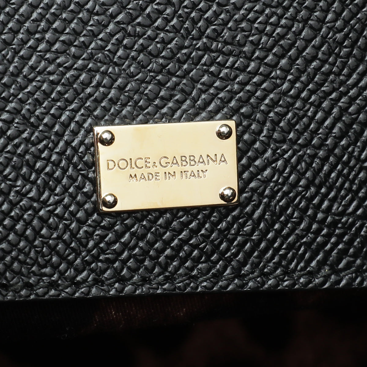 Dolce & Gabbana Black Sicily Dauphine Medium Bag