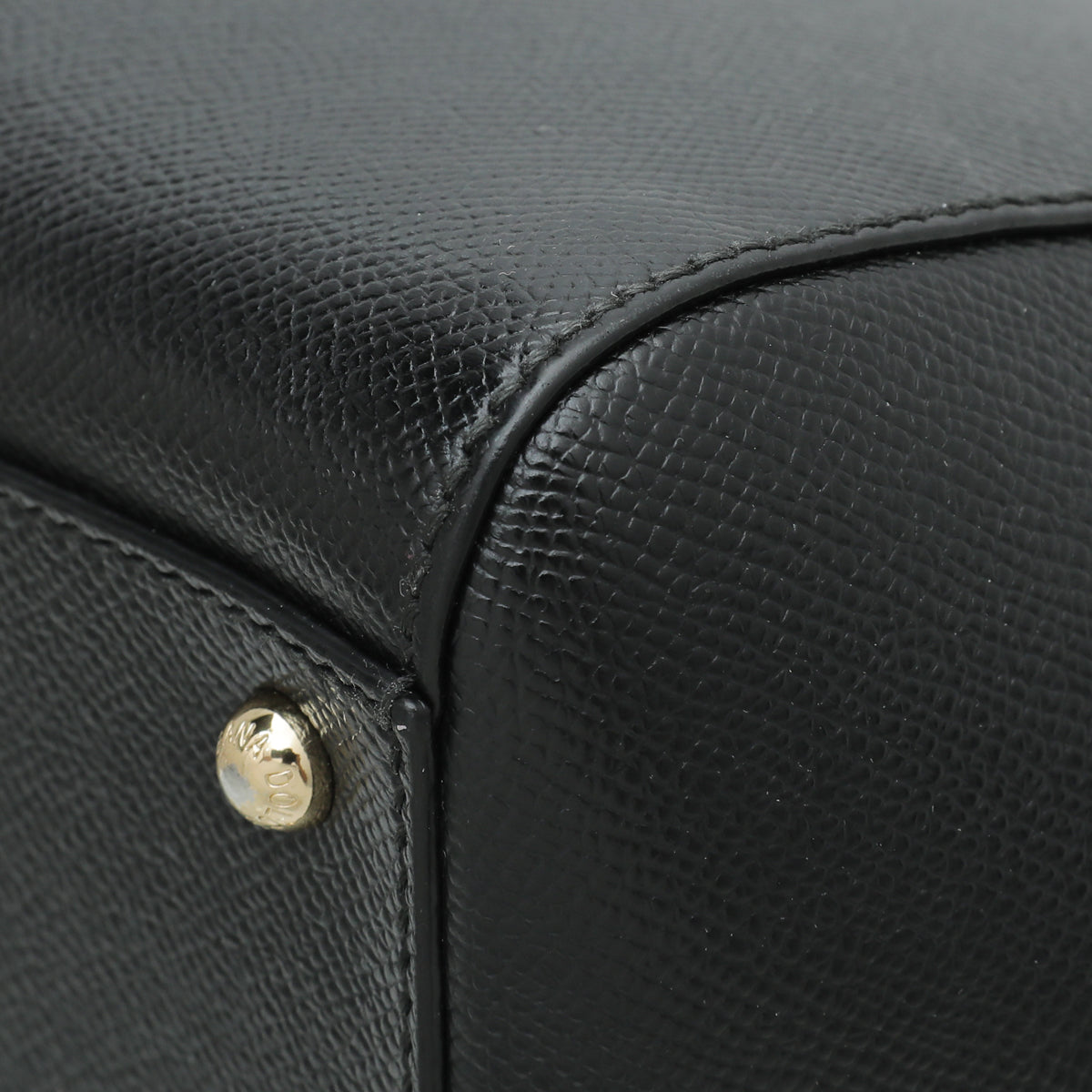 Dolce & Gabbana Black Sicily Dauphine Medium Bag