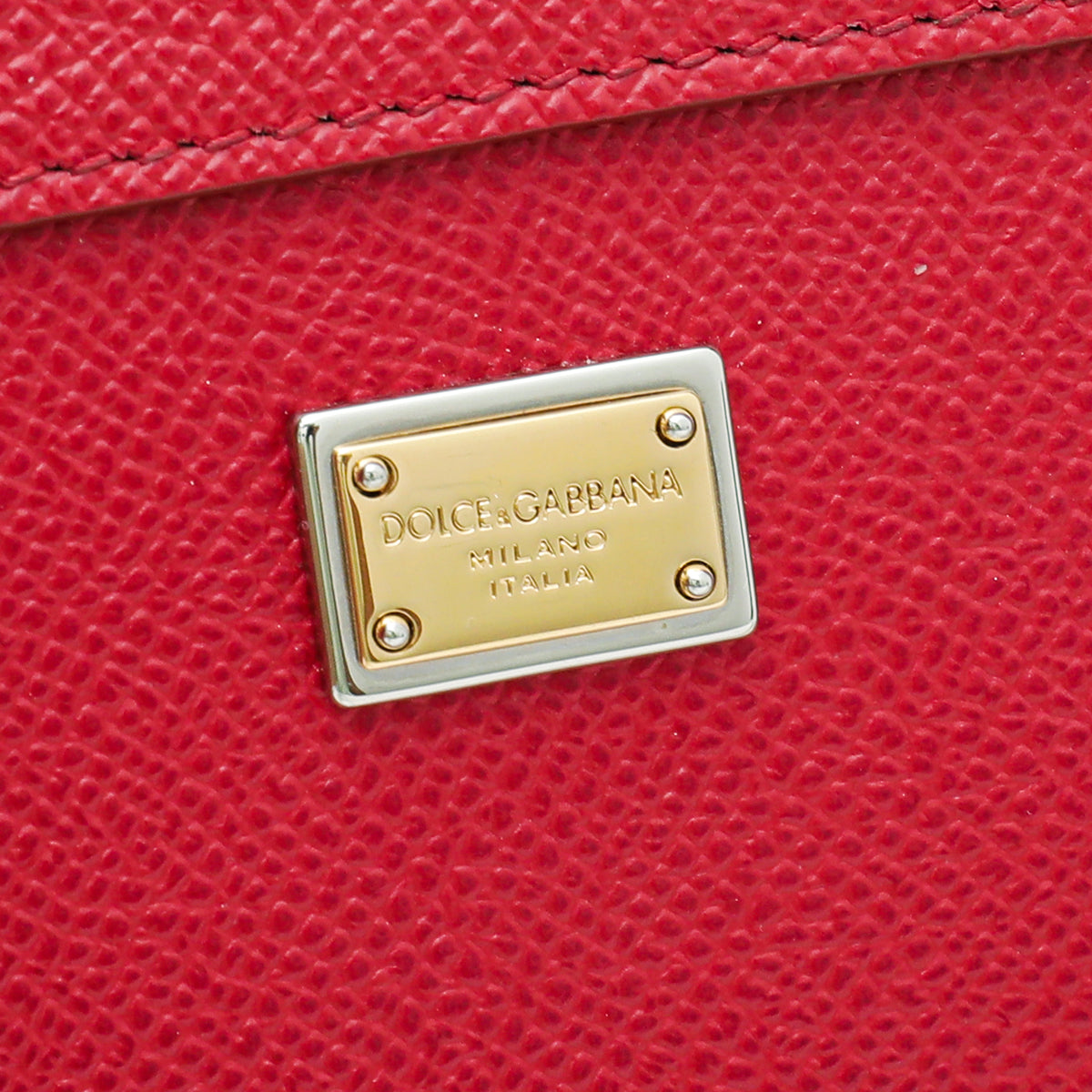 Dolce & Gabbana Red Sicily Love Heart Small Bag
