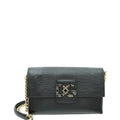 Dolce & Gabbana Black Iguana Print Millennials Flap Chain Bag
