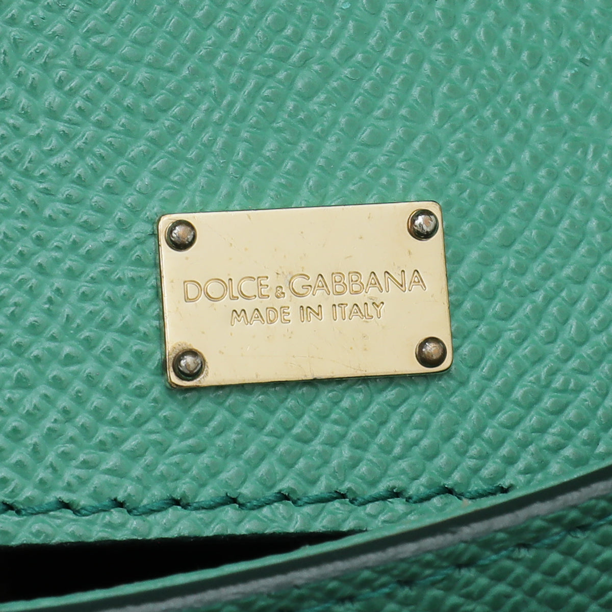 Dolce & Gabbana Mint Green Dauphine Sicily Medium Bag