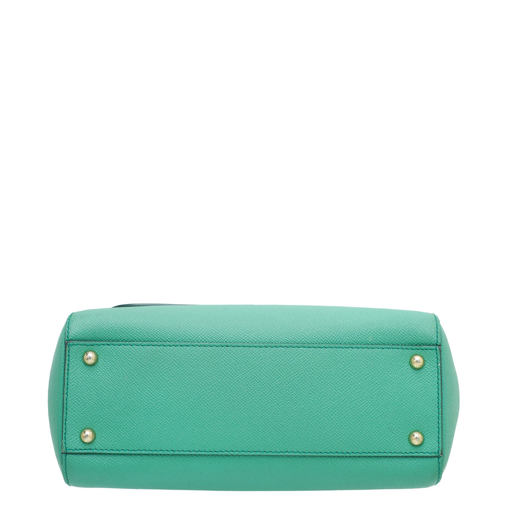 Dolce & Gabbana Mint Green Dauphine Sicily Medium Bag