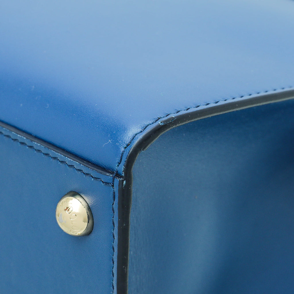 Dolce & Gabbana Blue Lucia Bee Large Bag