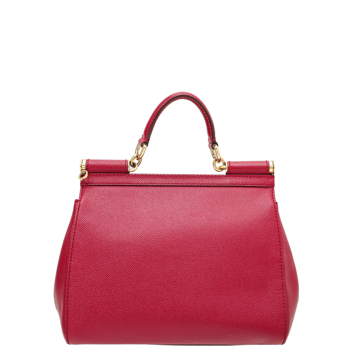 Dolce & Gabbana Red Dauphine Medium Sicily Bag