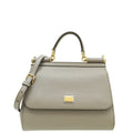 Dolce & Gabbana Grey Dauphine Sicily Medium Bag